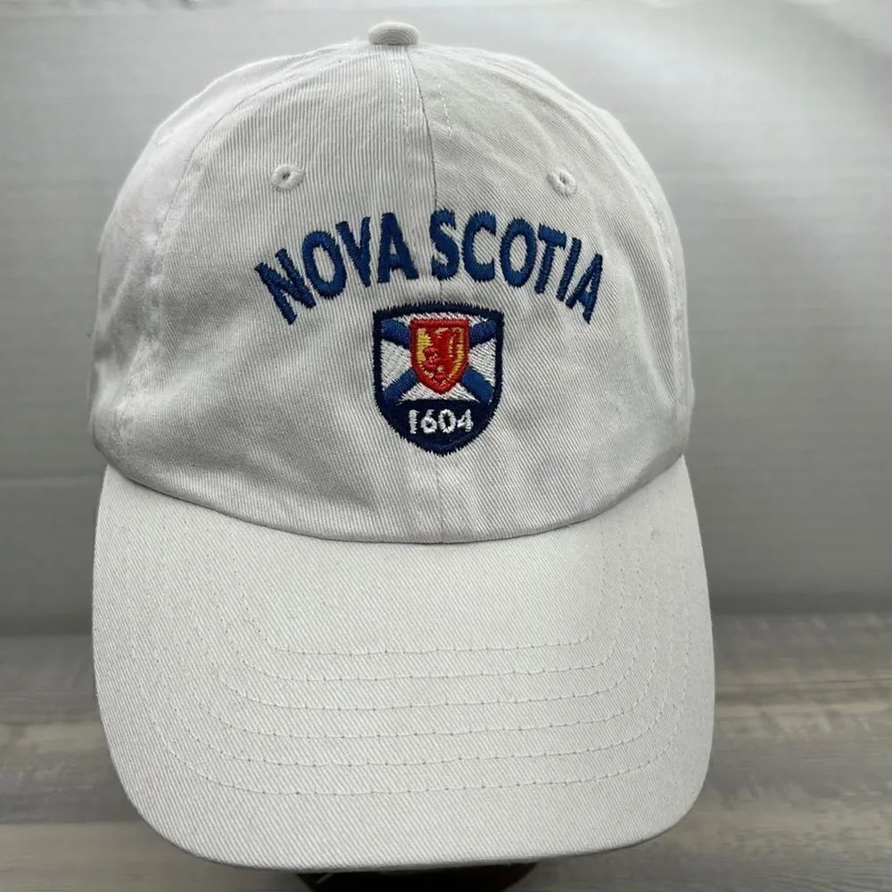 Nova Scotia Souvenir ball cap One Size Cotton White NWOT
